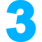three three